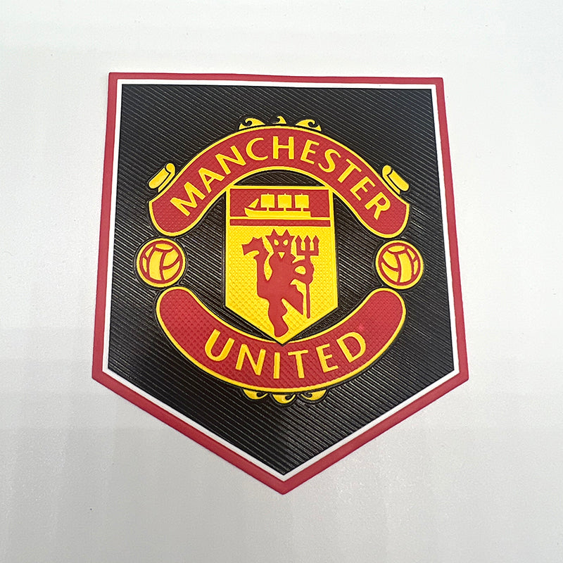 Custom TPU heat transfer label on a black sports t-shirt