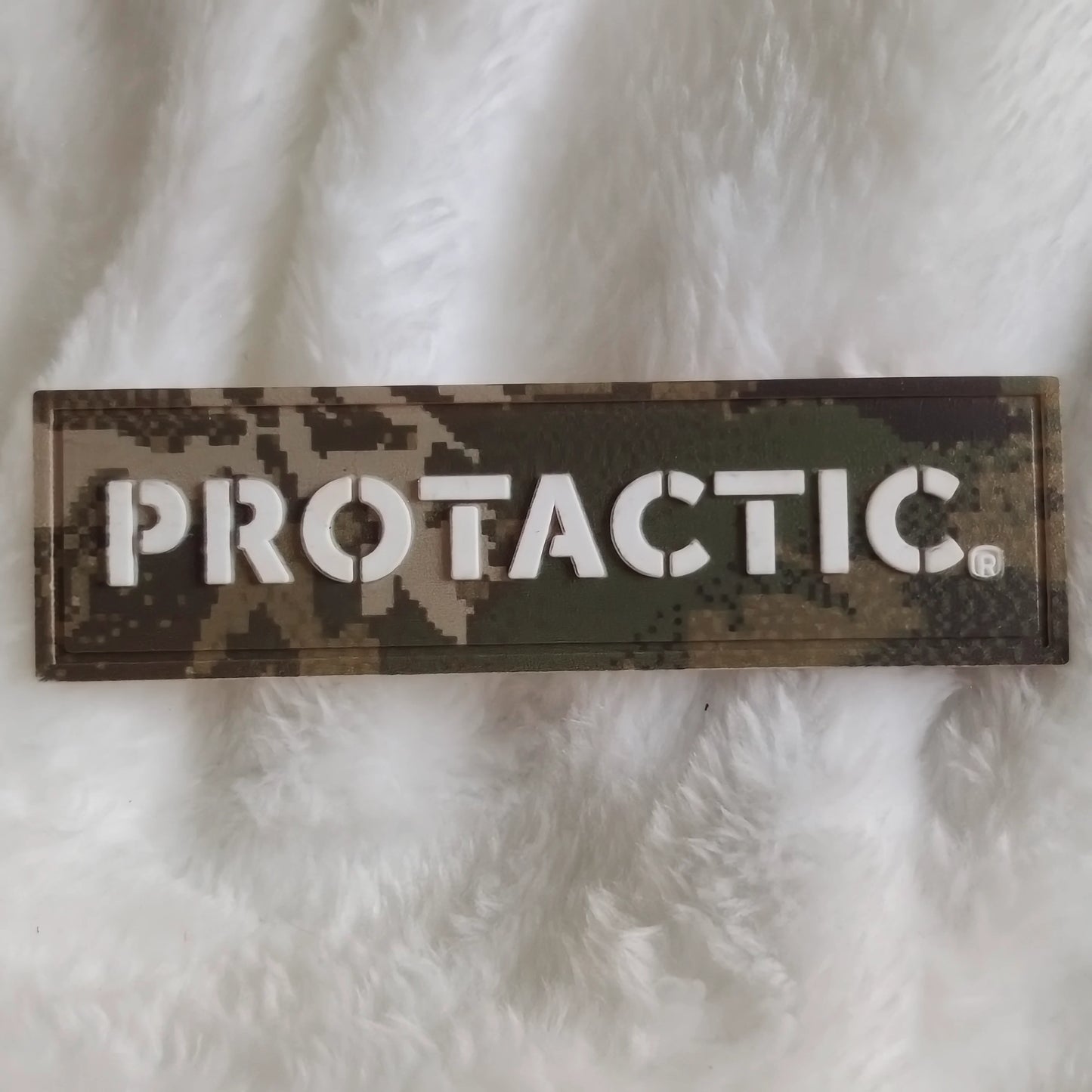 Custom 3D PVC logo badge with hook velcro backing