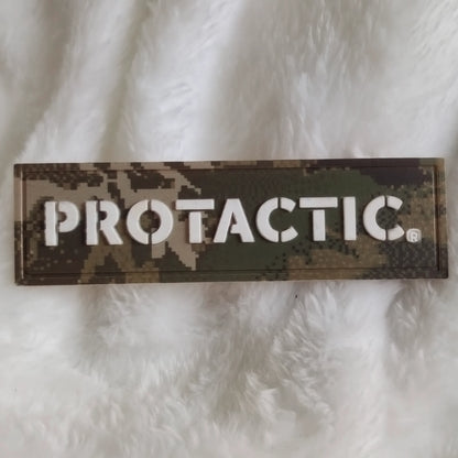 Custom 3D PVC logo badge with hook velcro backing