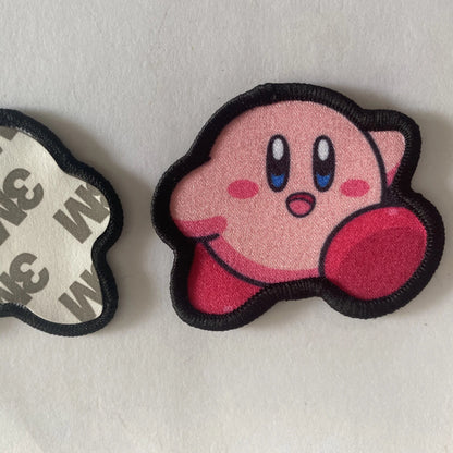 Custom Fabric badge with 3M self-adhesive sticker backing