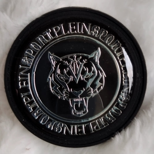 Custom PVC Patches with Reflective Alloy Inlay (Clear-Coated)