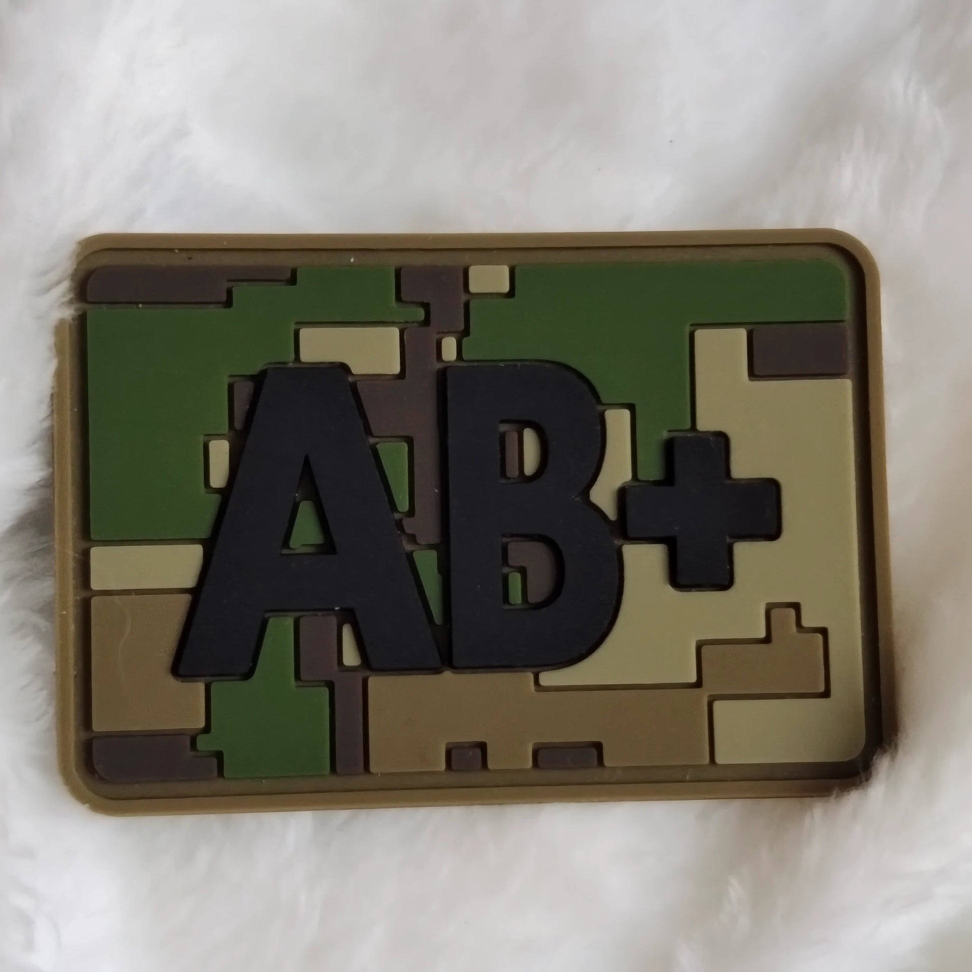 Custom 3D PVC rubber patch with a stitching track for sewing