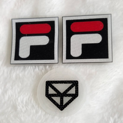 Custom Silicone Heat Transfer Badge | 3D Raised Iron-On Logo