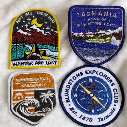 Custom Embroidered Heat Transfer Badge | Iron-On Embroidery Patch