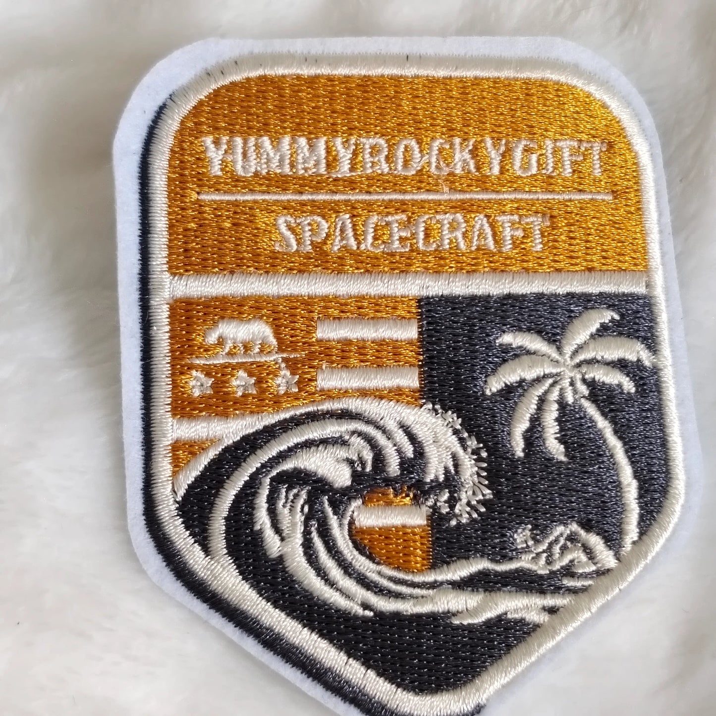 Custom Embroidered Heat Transfer Badge | Iron-On Embroidery Patch