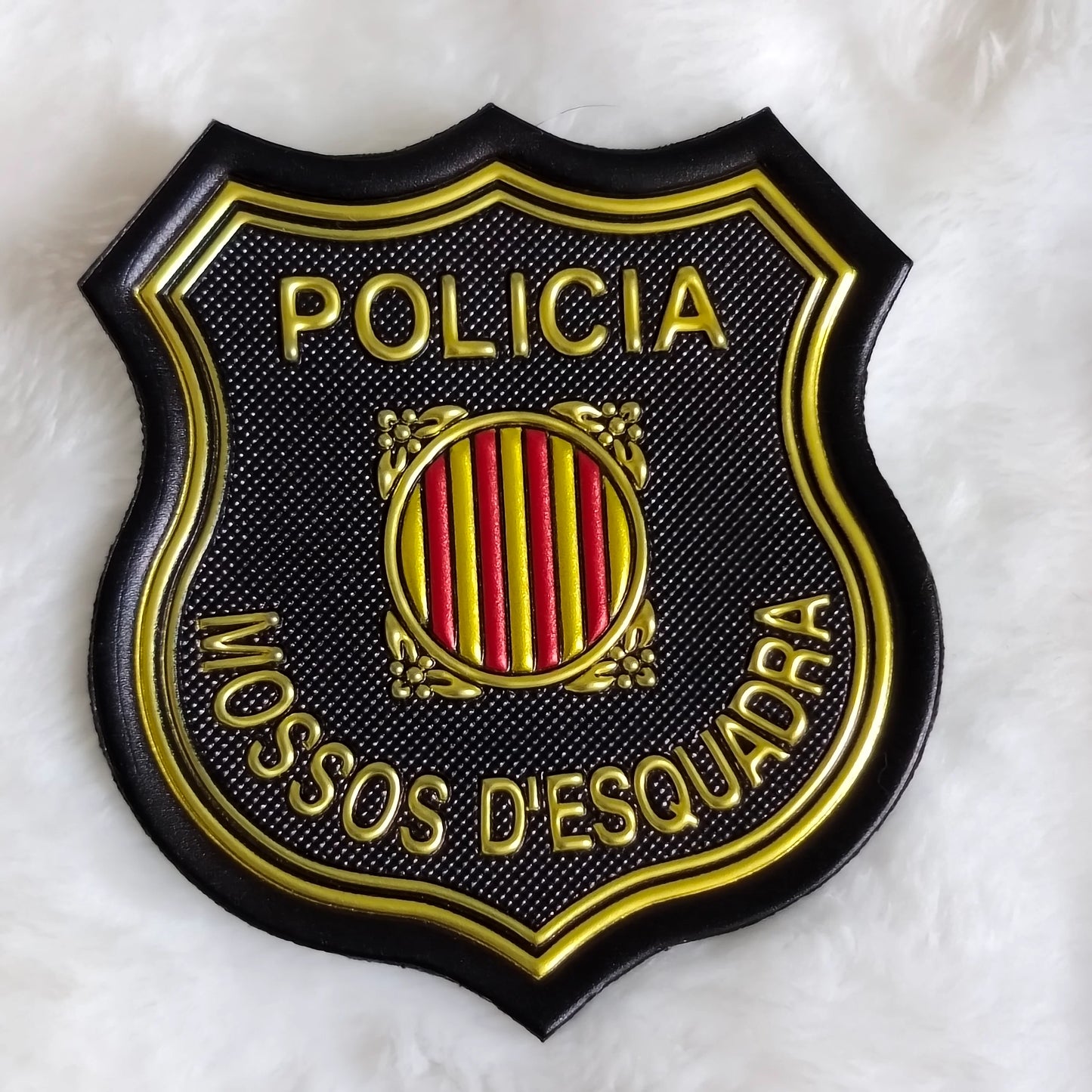 Custom 3D Gold Metallic TPU Heat Transfers (High-Frequency)