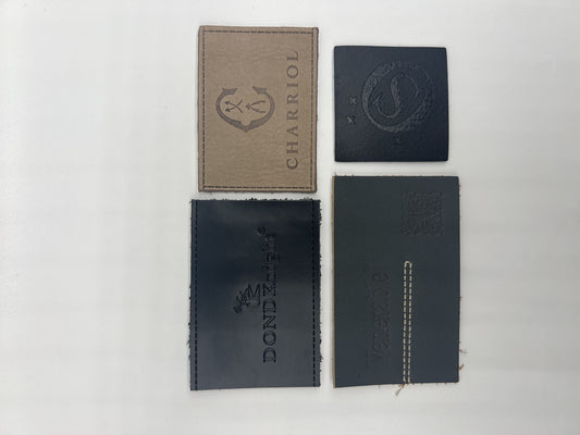Embossed Leather Patches