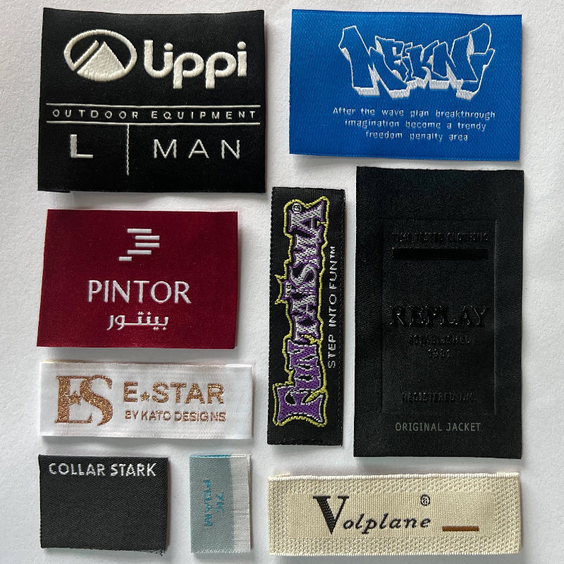 Custom high-definition woven badge