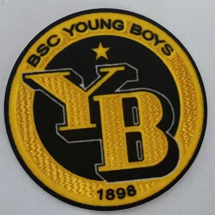 Custom flocked patch with heat transfer