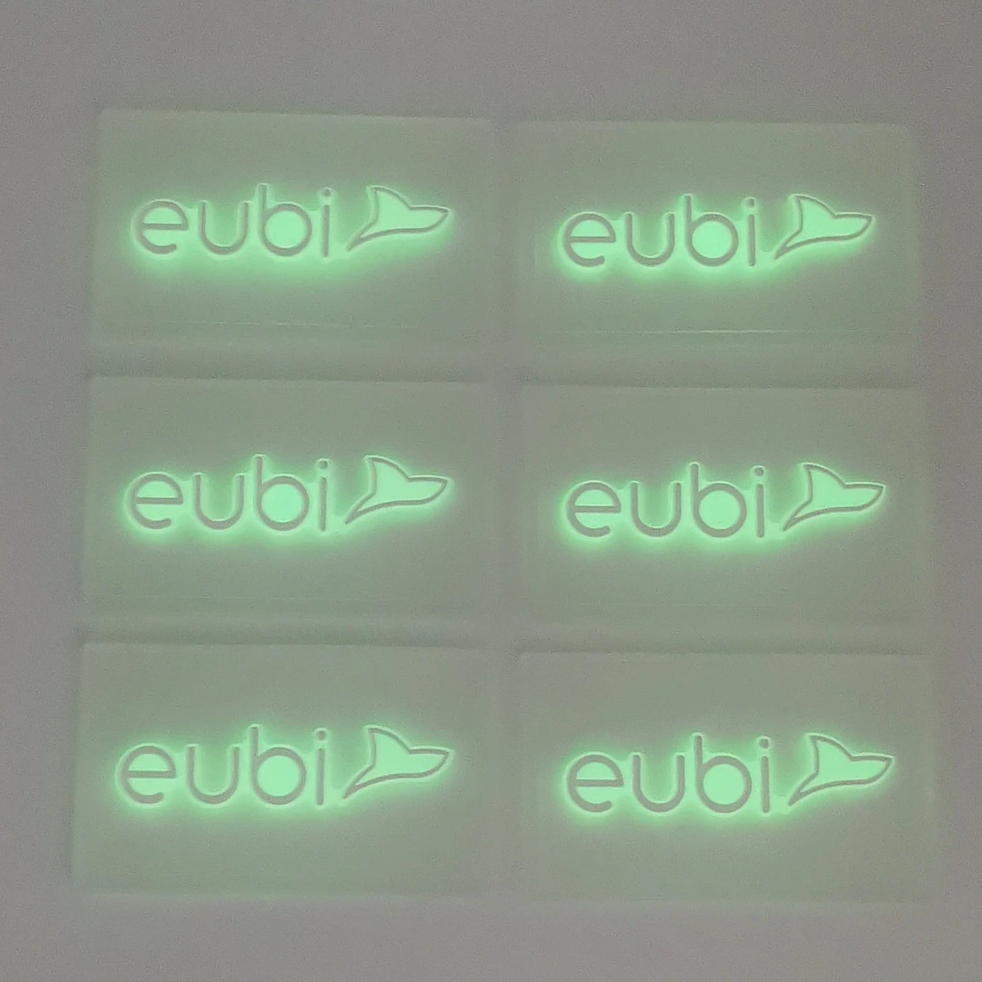 Custom 3D PVC badge that glows in the dark